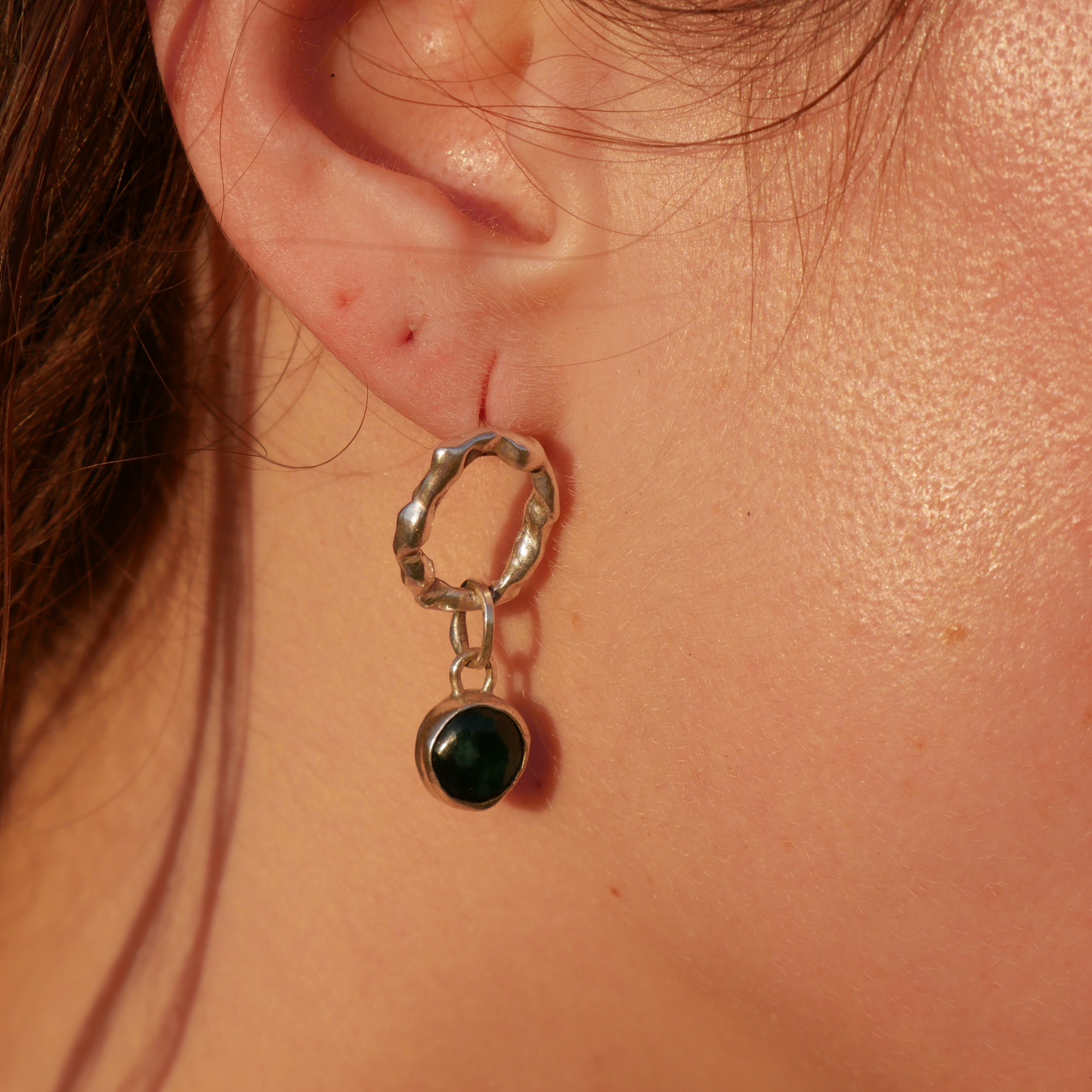 The Molten Evergreen Earrings