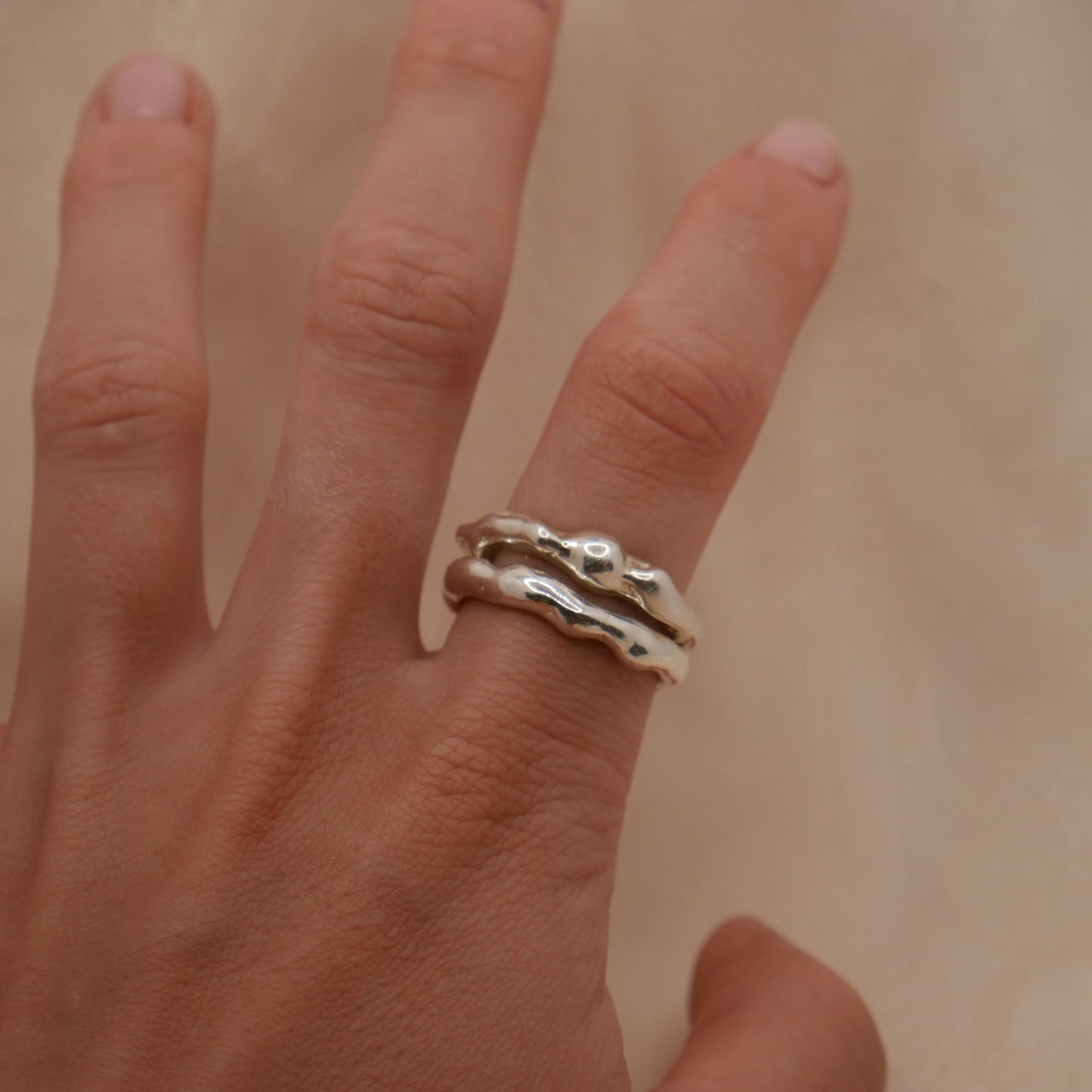 Molten Stacker Ring Set
